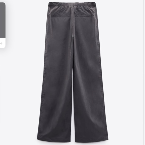 ZARA Nylon Blend Full Length Pants - Picture 2 of 8